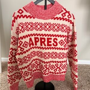 Cozy Apres Ski Sweater Size M